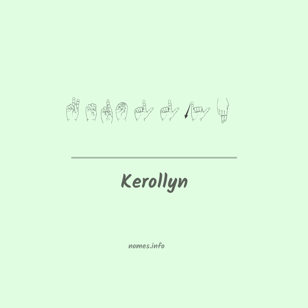 Kerollyn em Libras