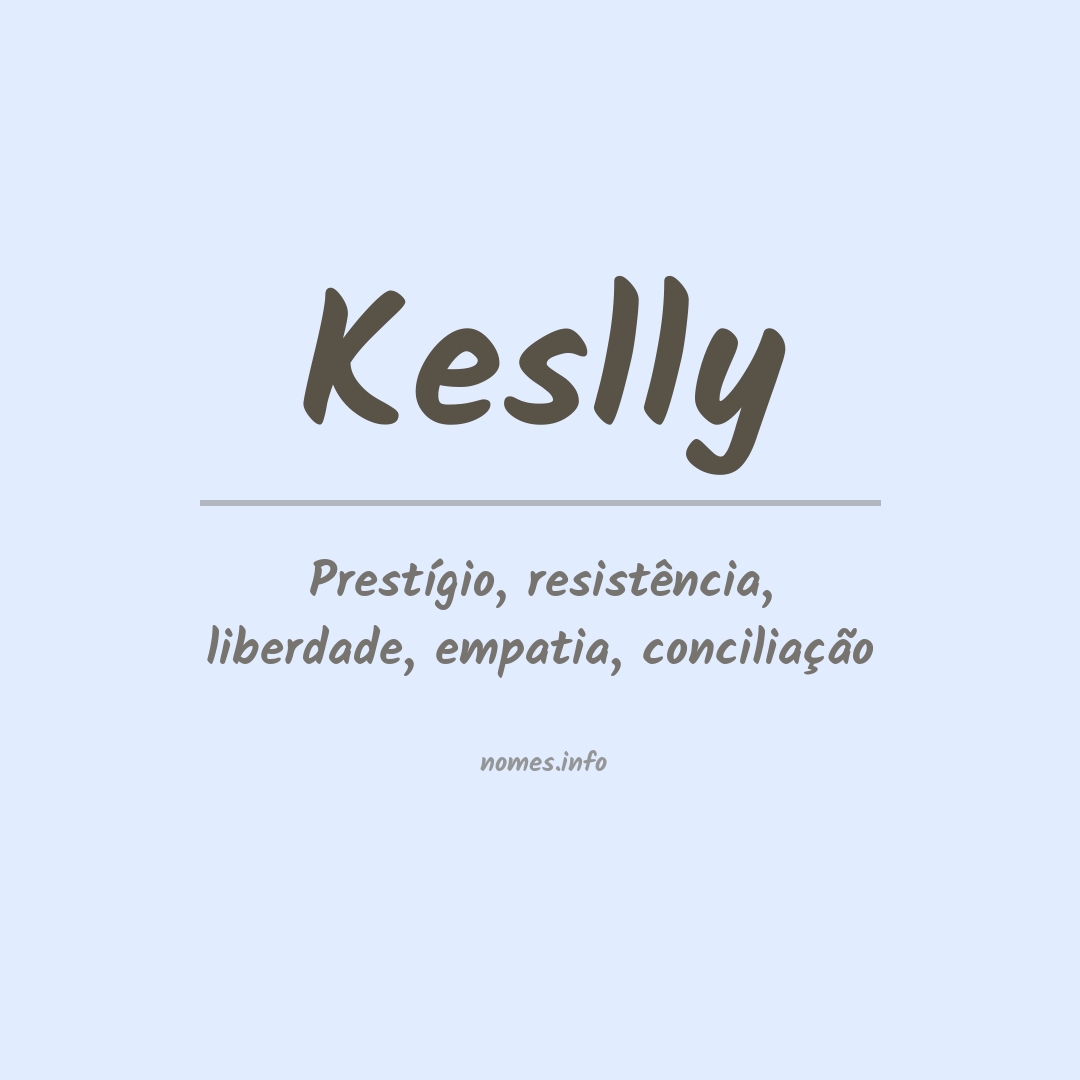 Significado do nome Keslly