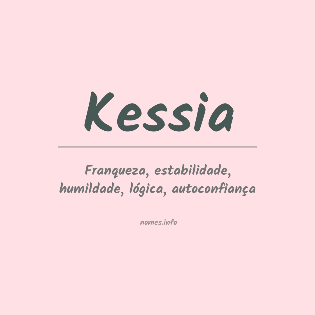 Significado do nome Kessia