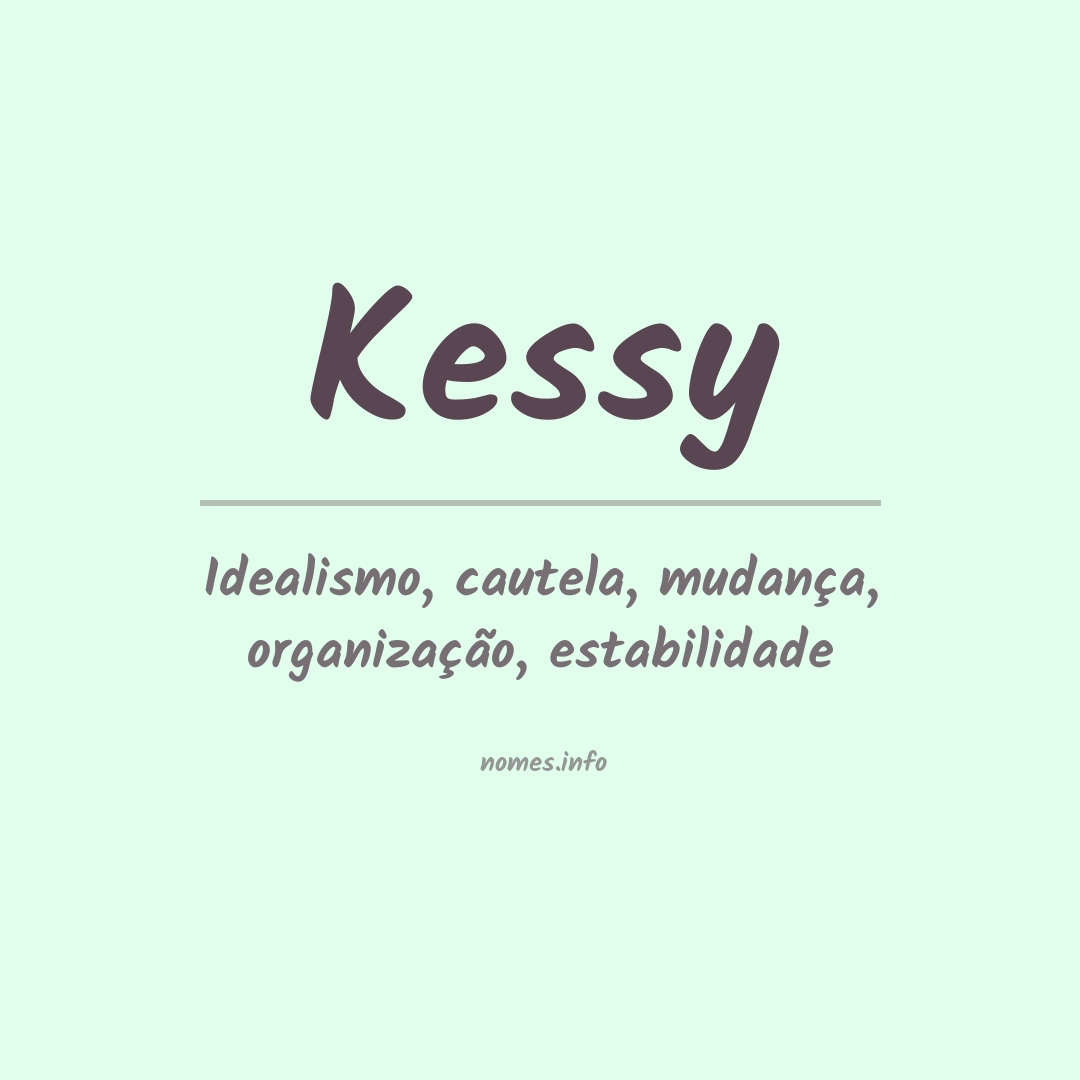 Significado do nome Kessy