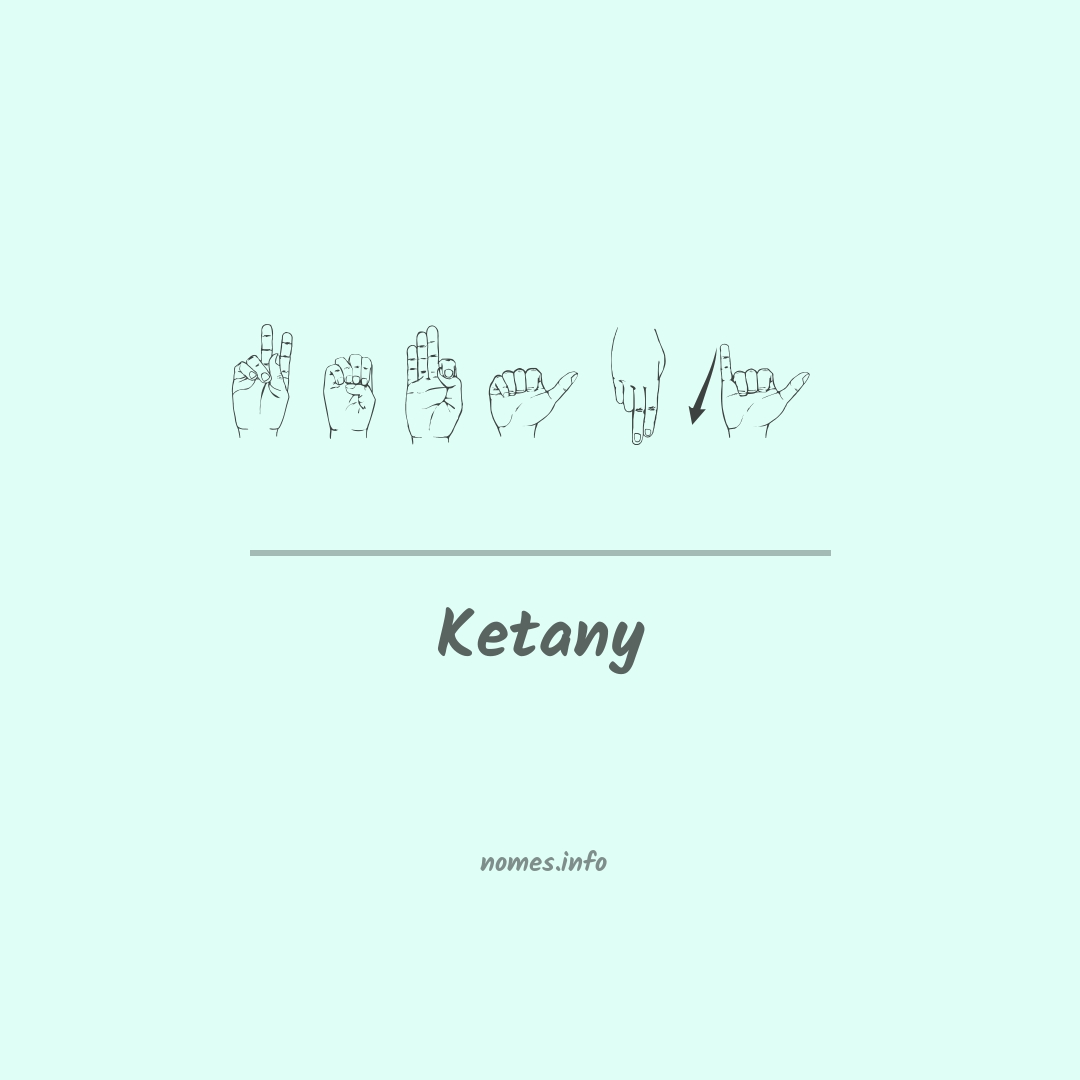 Ketany em Libras