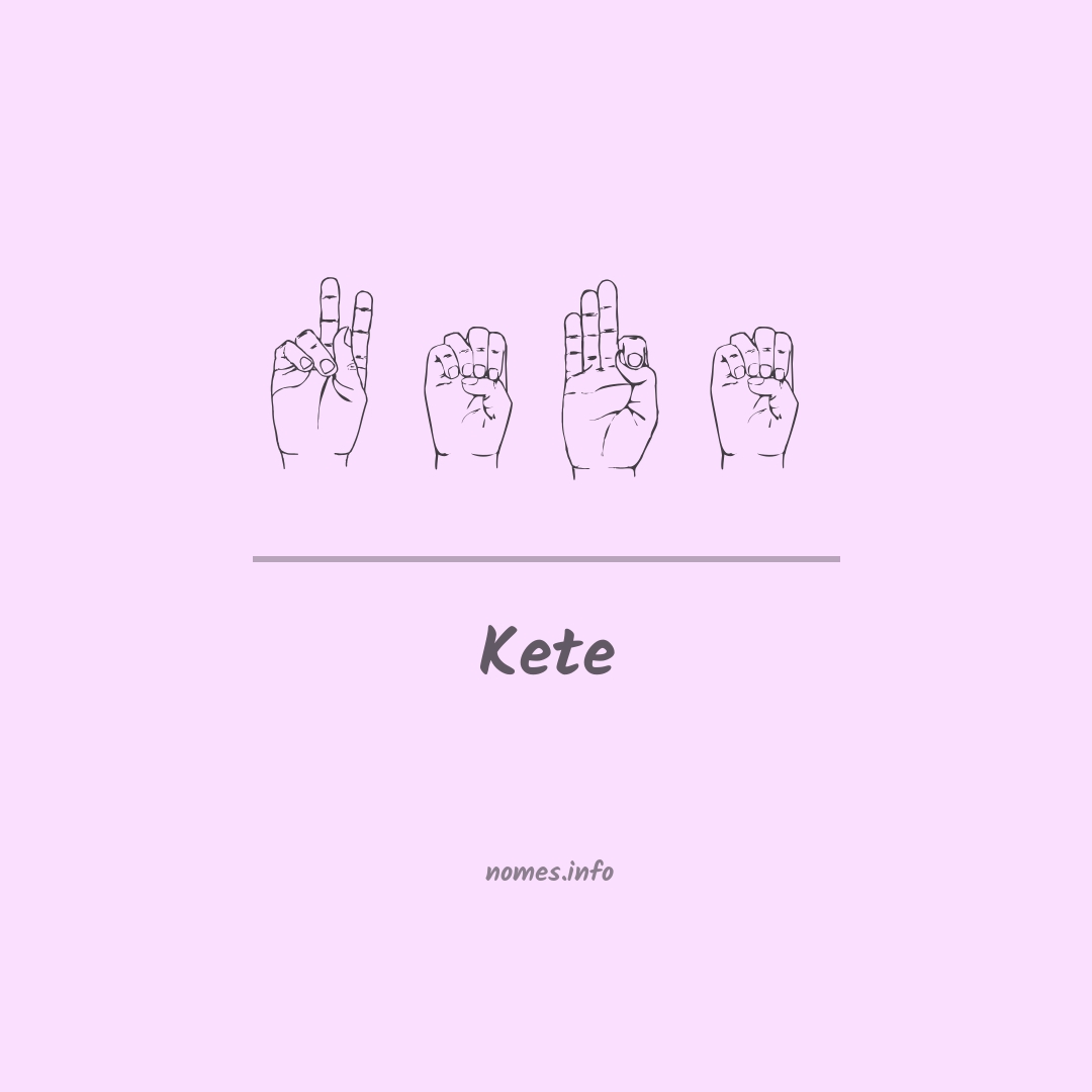 Kete em Libras