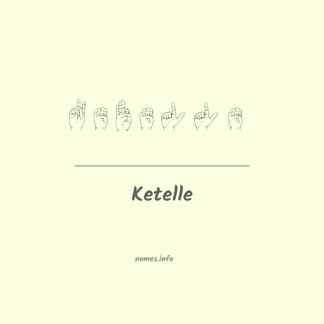 Ketelle em Libras