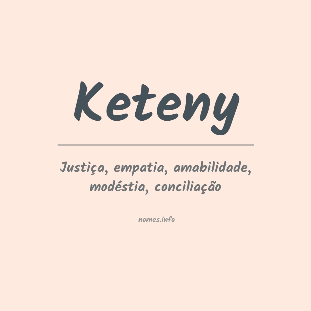 Significado do nome Keteny