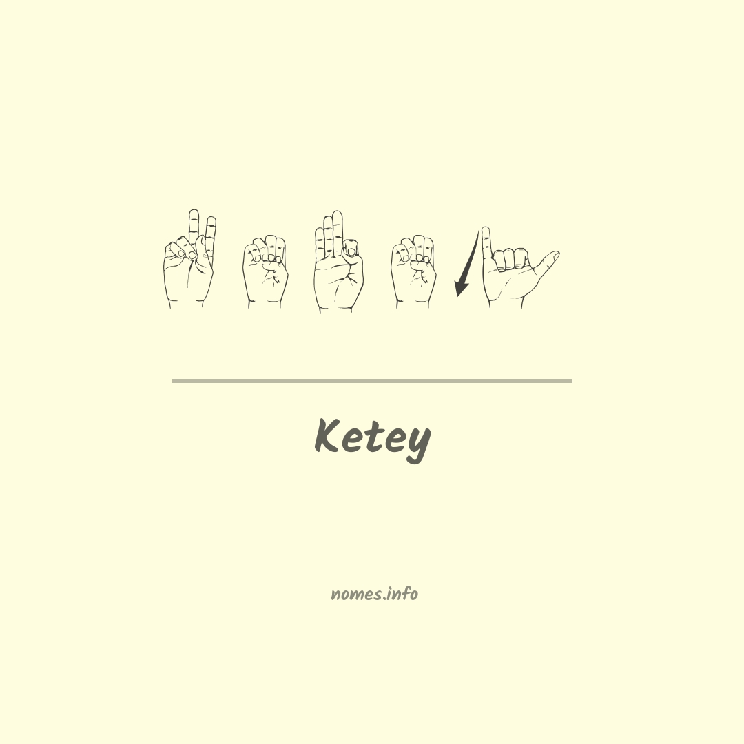 Ketey em Libras