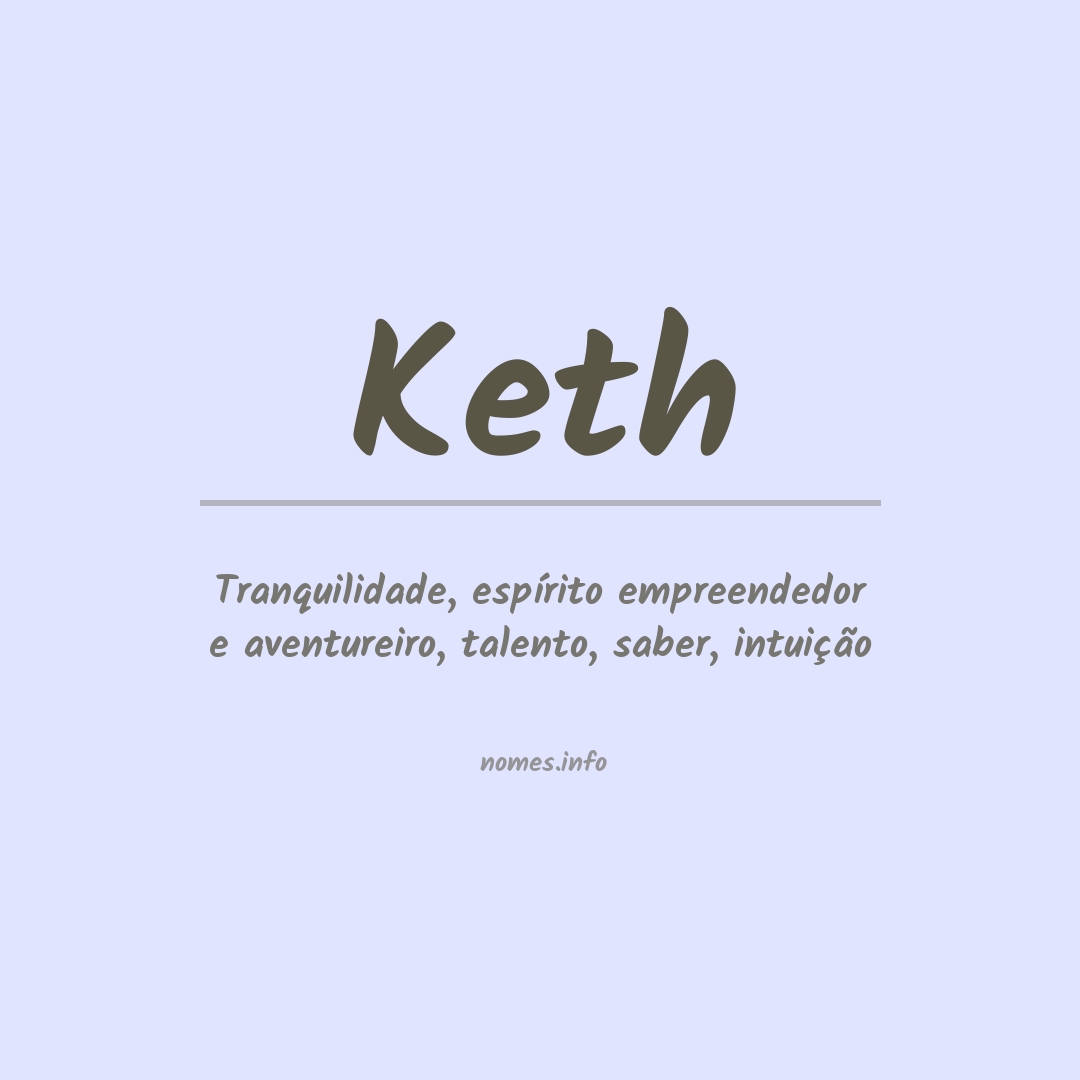 Significado do nome Keth