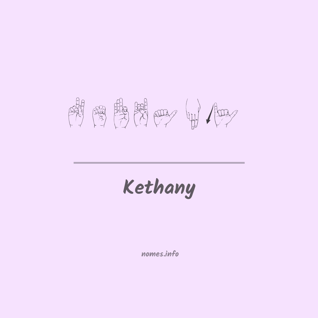 Kethany em Libras