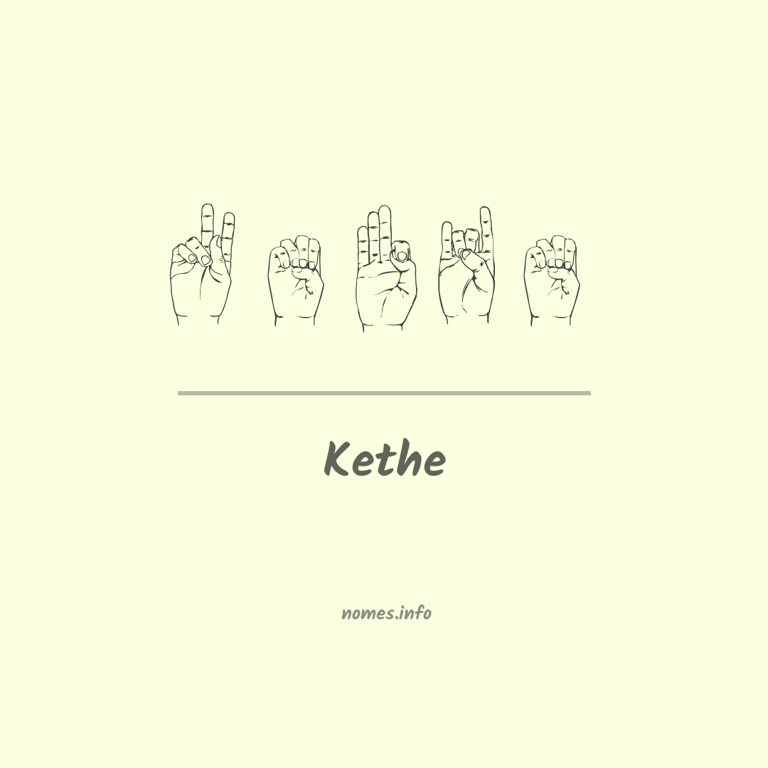 Kethe em Libras