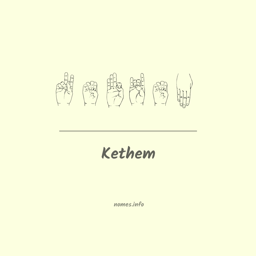 Kethem em Libras