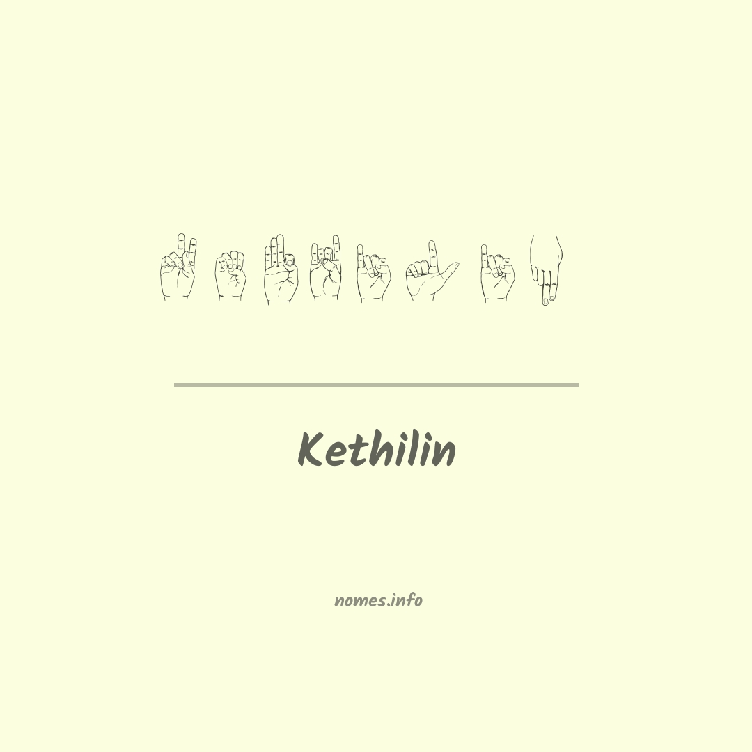 Kethilin em Libras