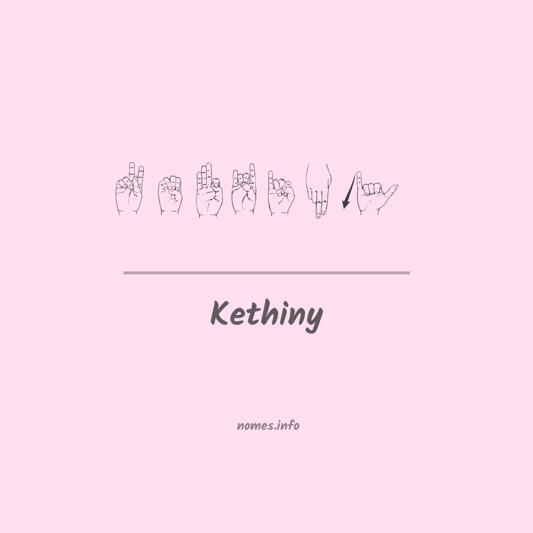 Kethiny em Libras