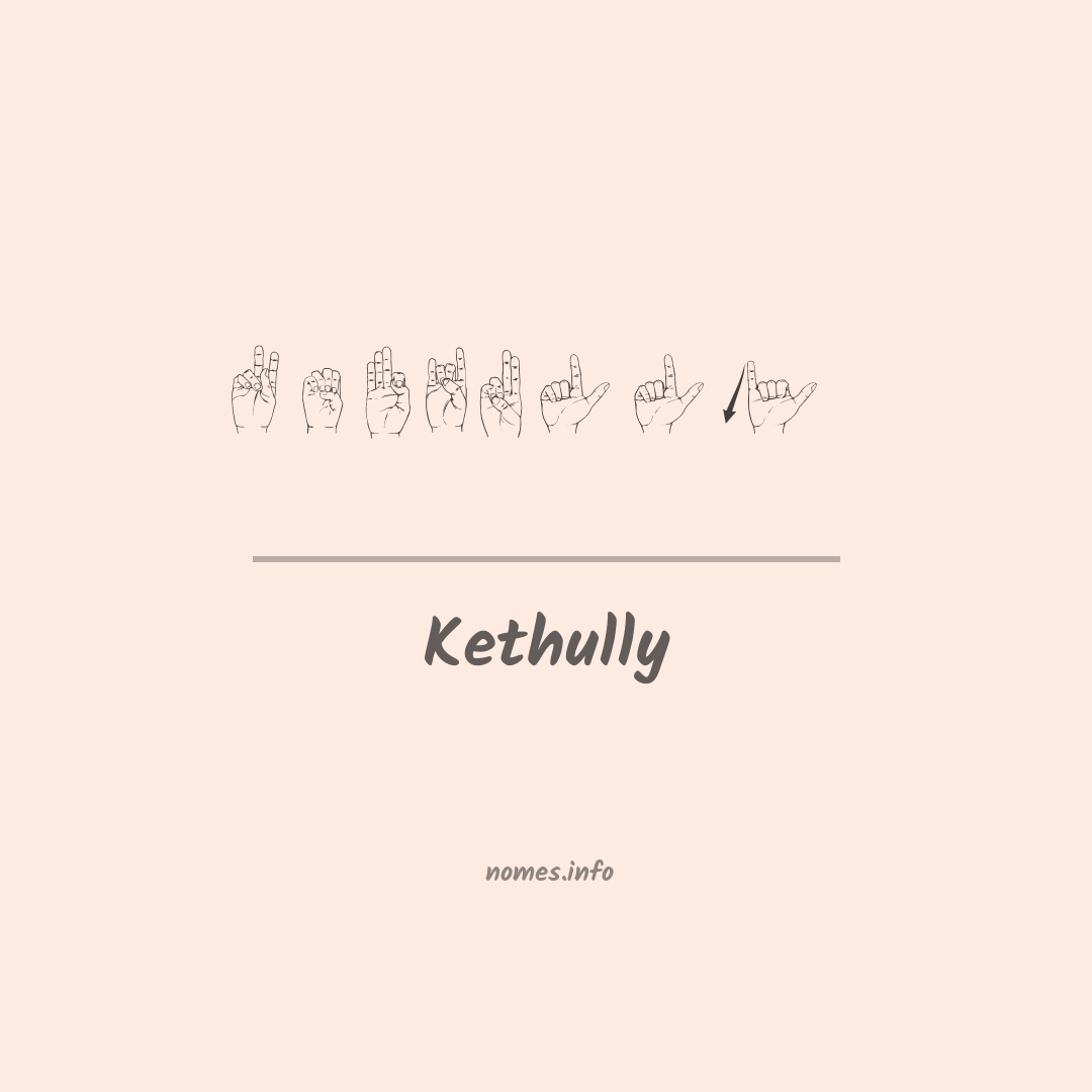 Kethully em Libras