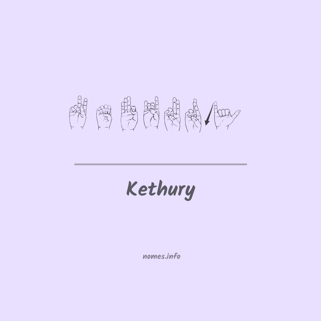 Kethury em Libras
