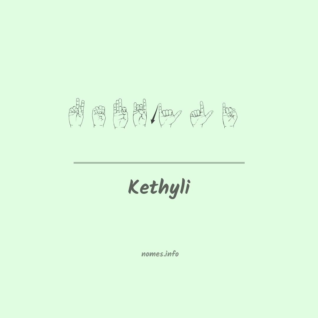 Kethyli em Libras