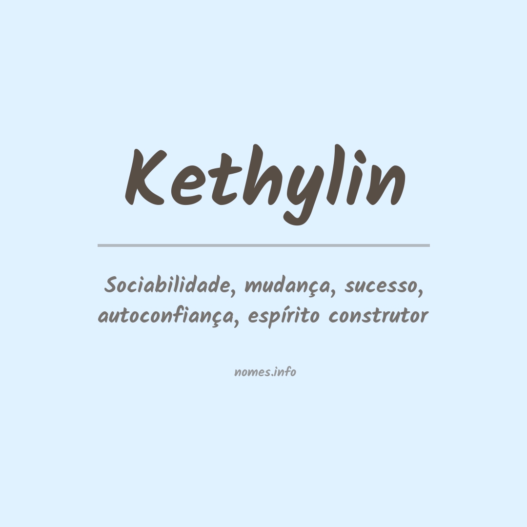 Significado do nome Kethylin