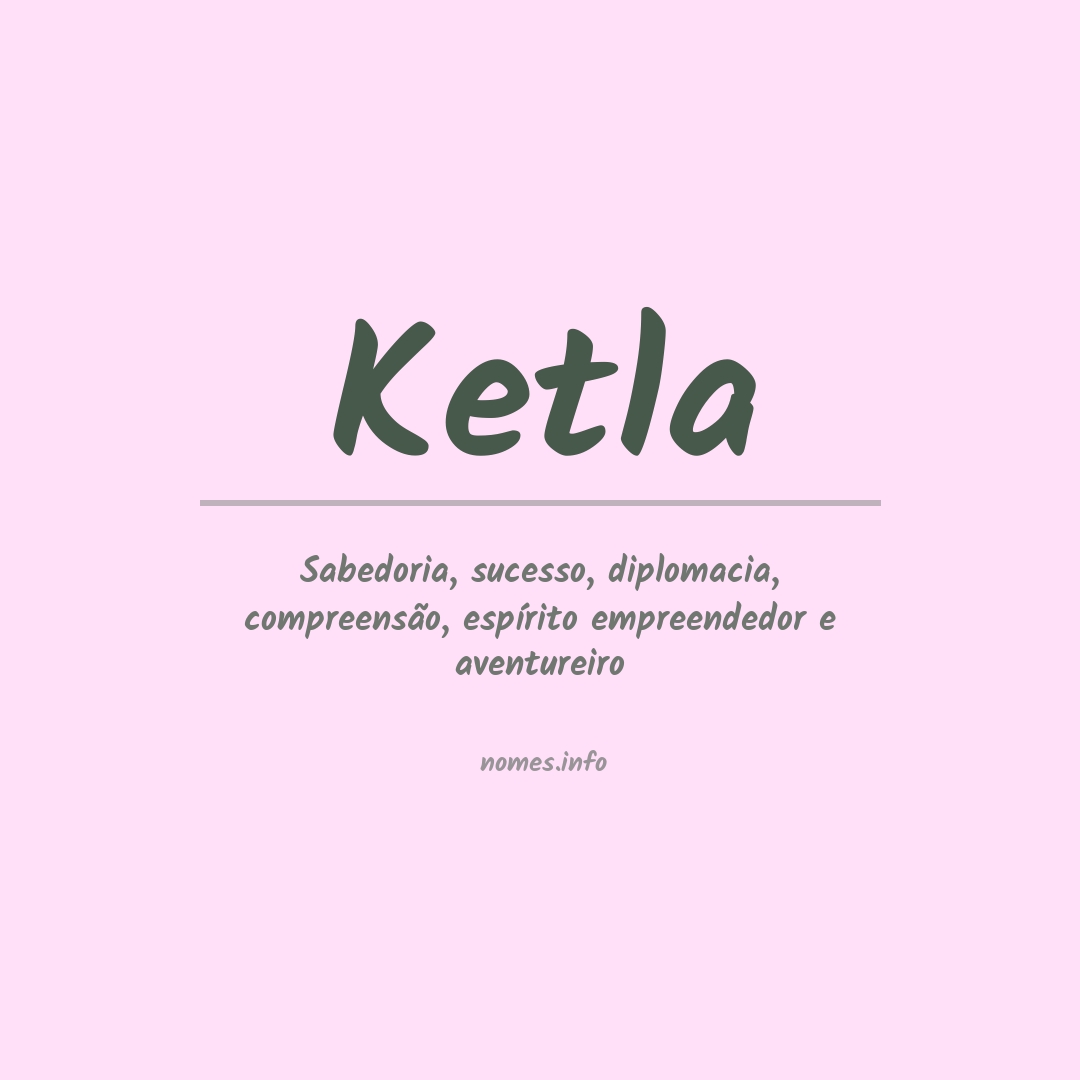 Significado do nome Ketla
