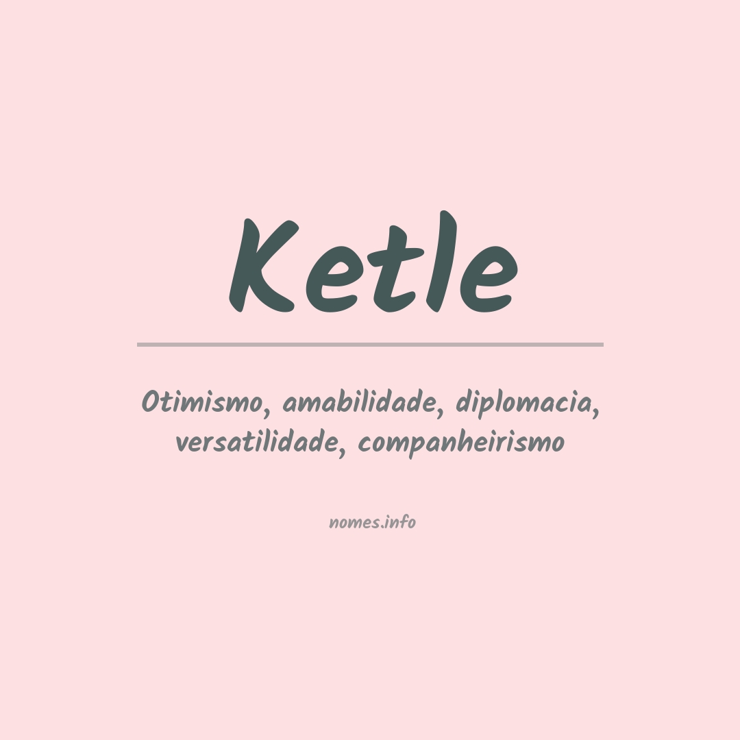 Significado do nome Ketle