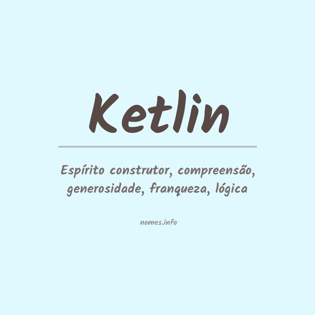 Significado do nome Ketlin