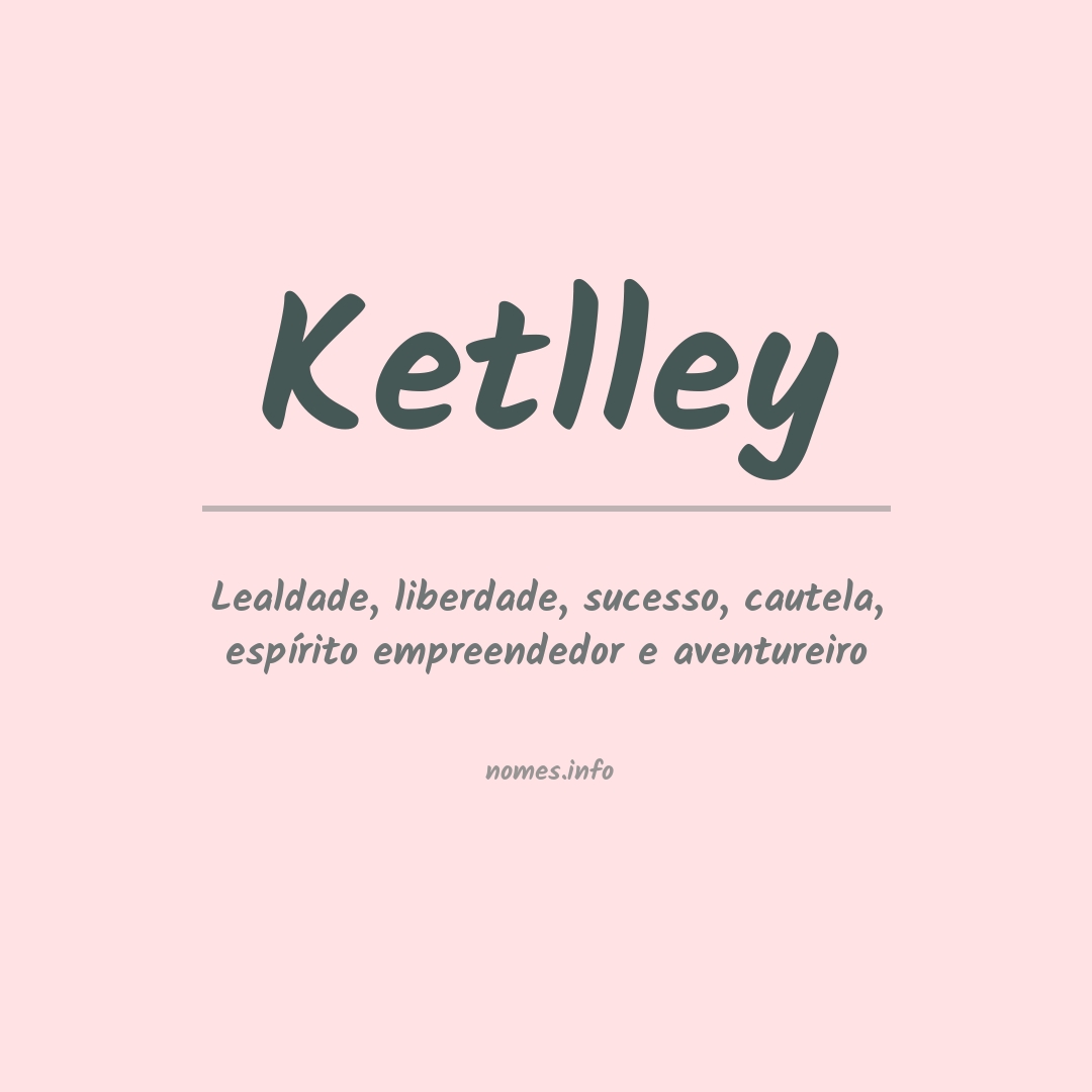 Significado do nome Ketlley