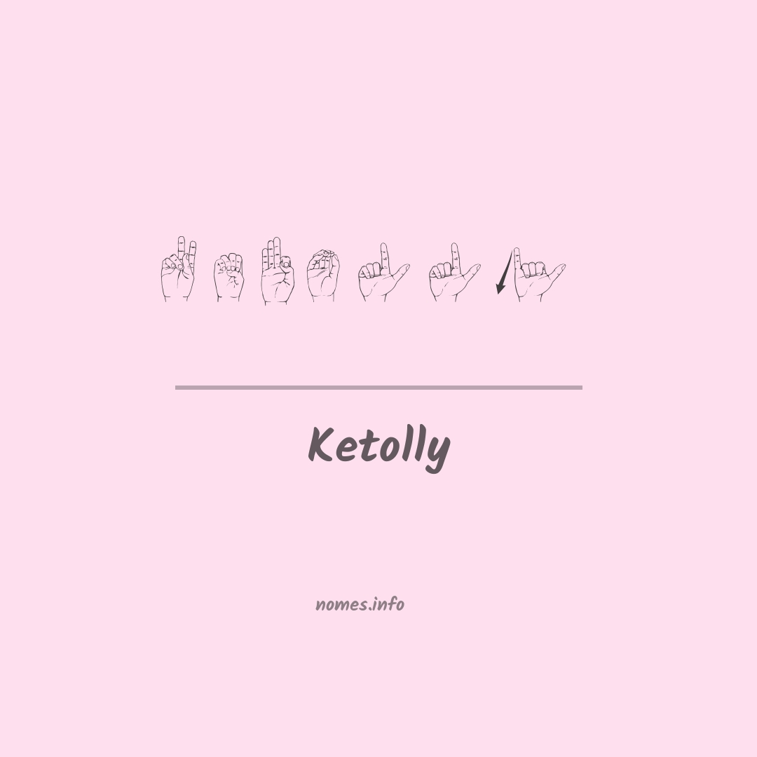 Ketolly em Libras
