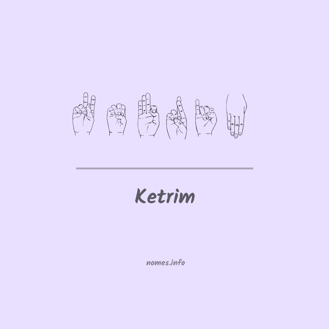 Ketrim em Libras