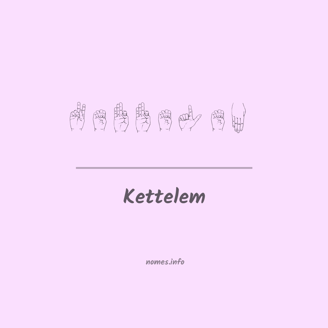 Kettelem em Libras