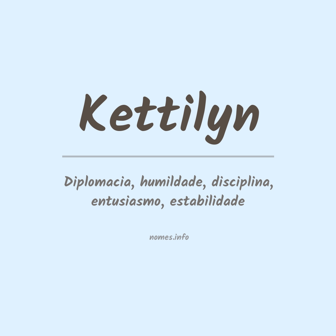 Significado do nome Kettilyn