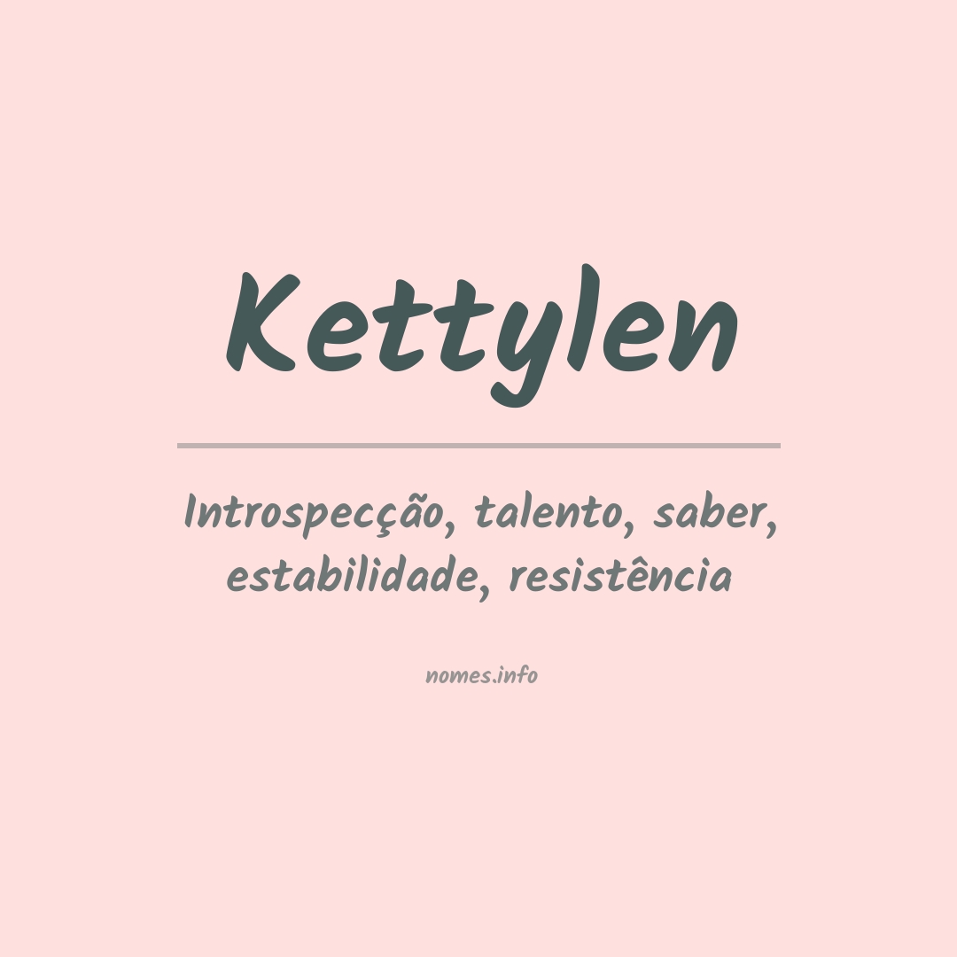 Significado do nome Kettylen
