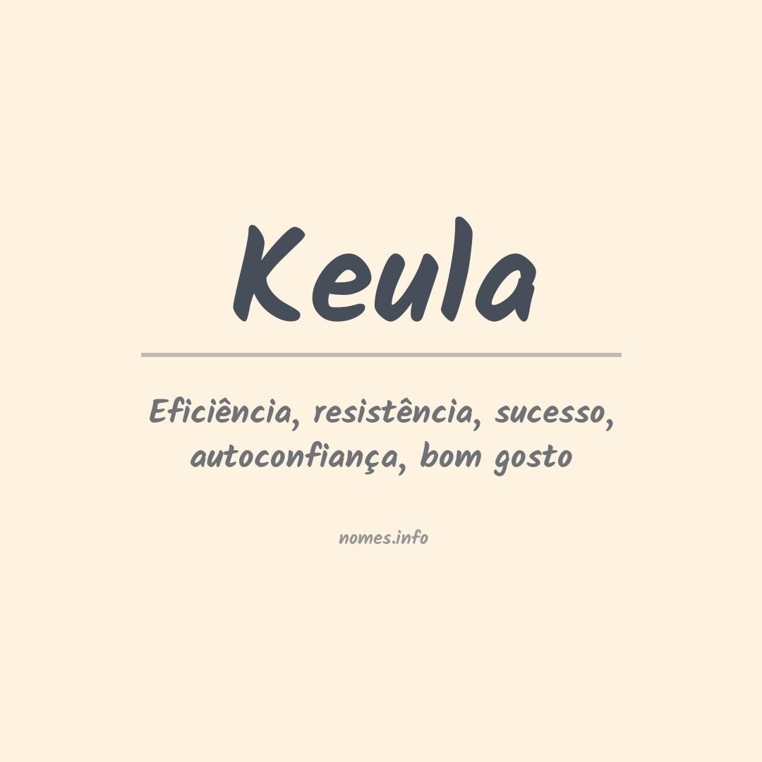 Significado do nome Keula