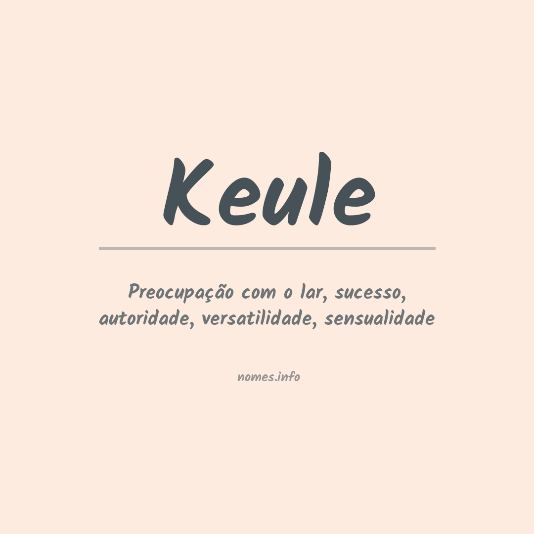 Significado do nome Keule