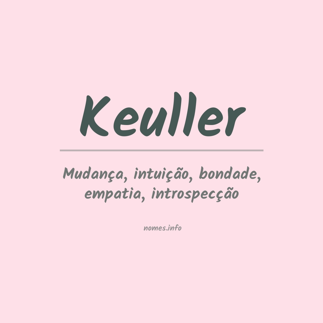 Significado do nome Keuller