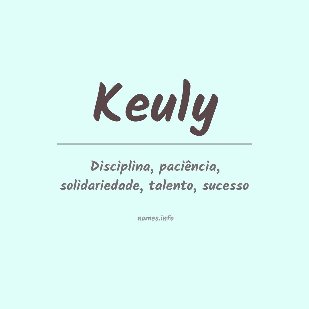 Significado do nome Keuly