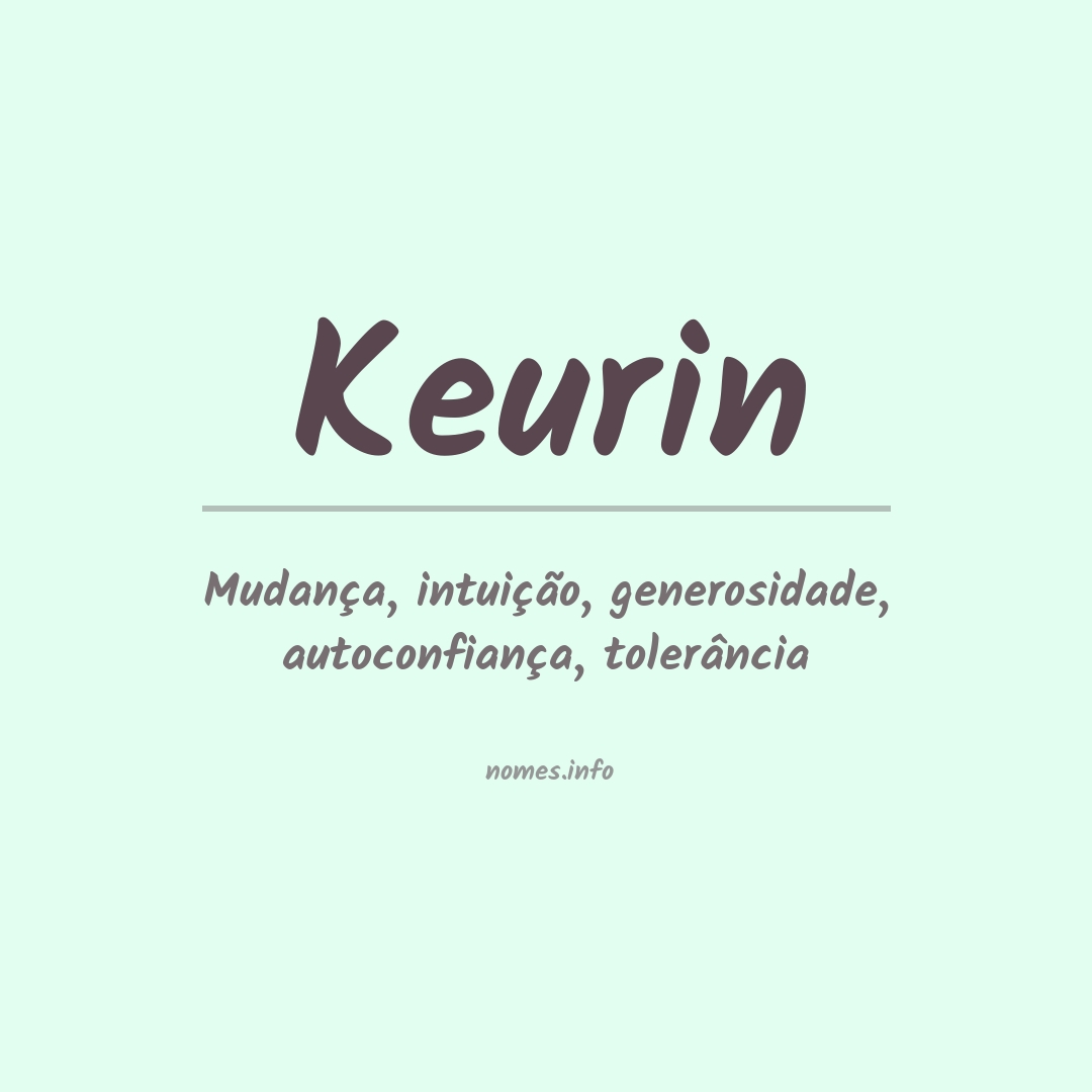 Significado do nome Keurin
