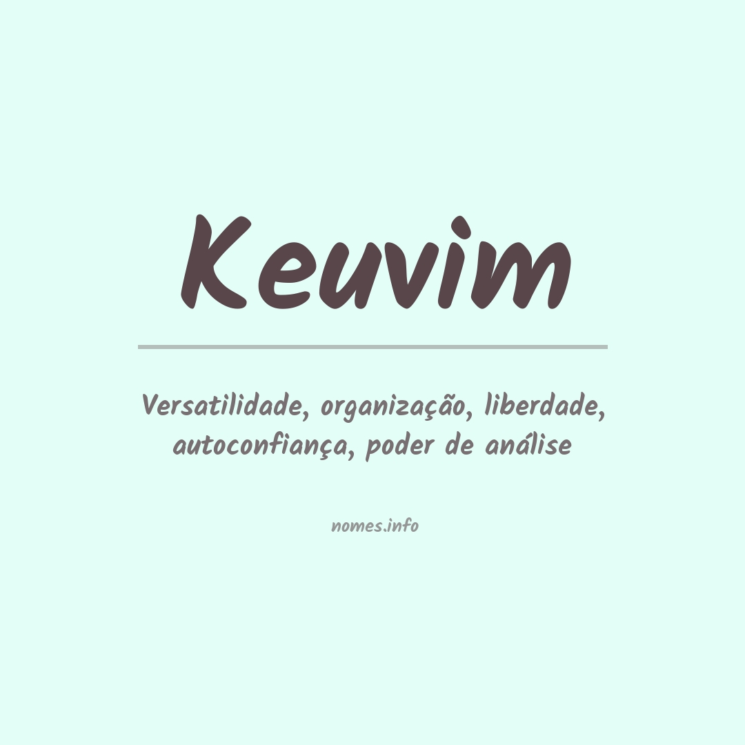 Significado do nome Keuvim