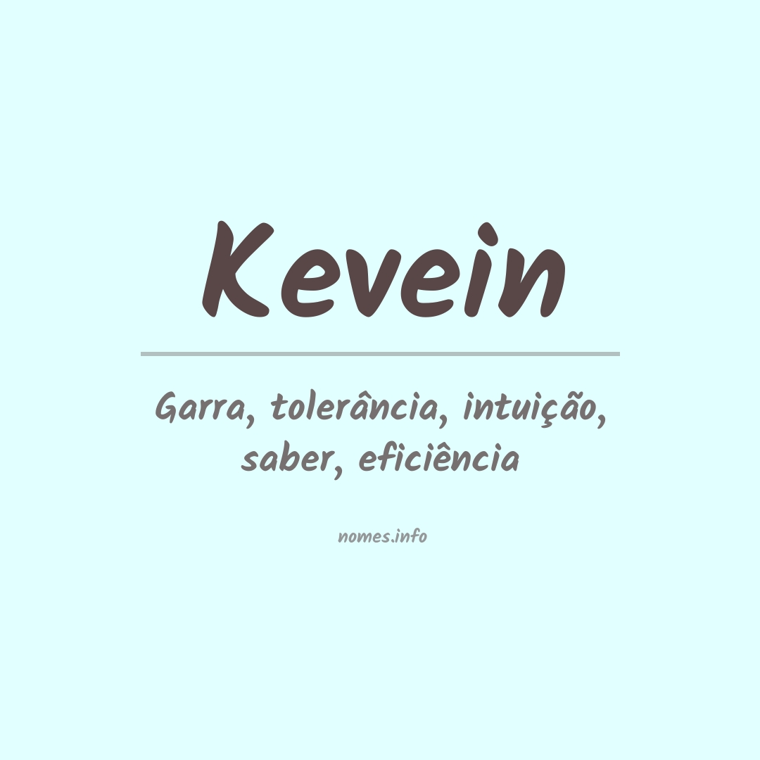 Significado do nome Kevein