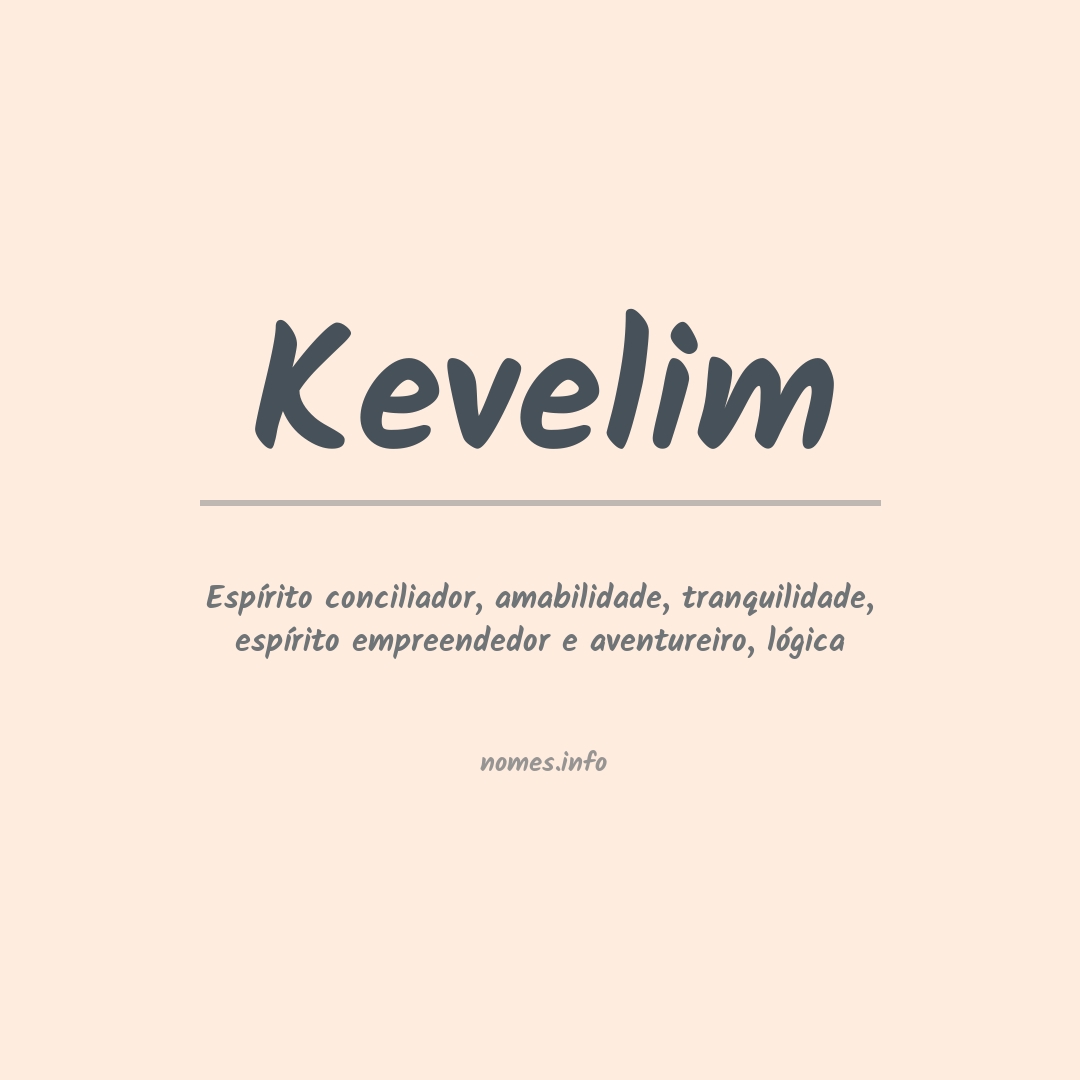 Significado do nome Kevelim