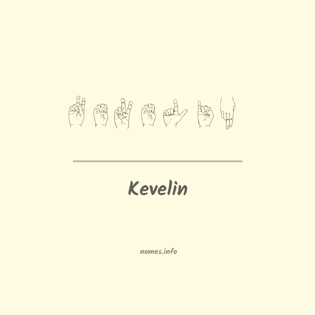 Kevelin em Libras