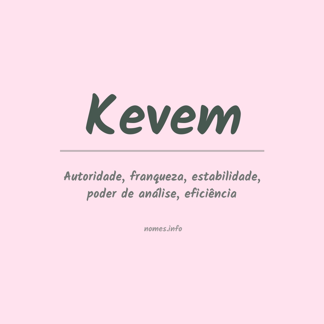Significado do nome Kevem