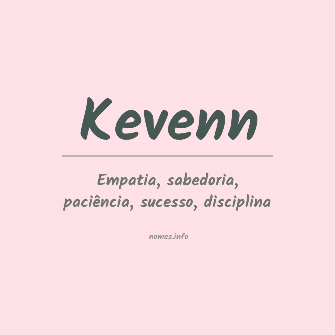 Significado do nome Kevenn
