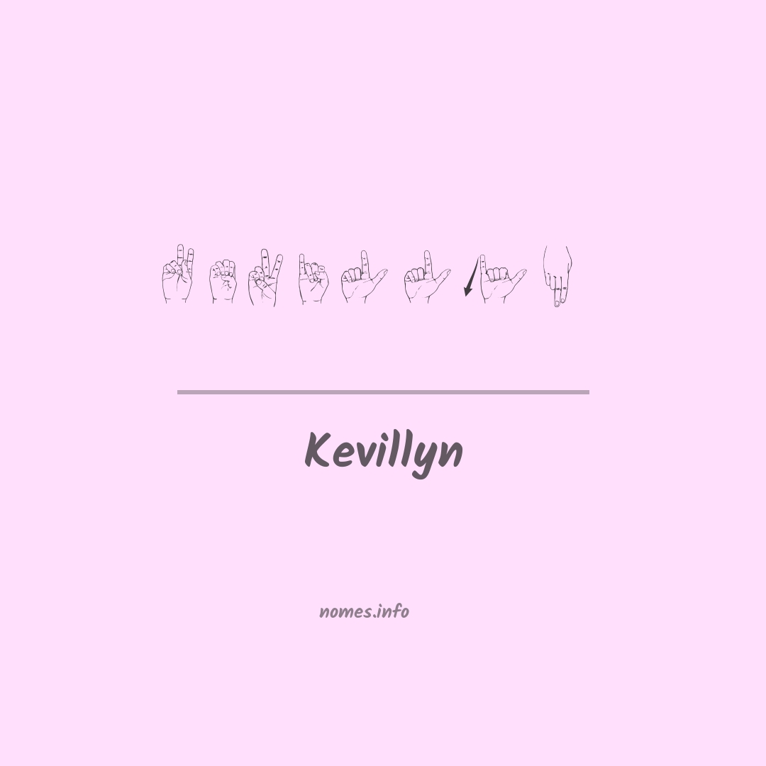 Kevillyn em Libras