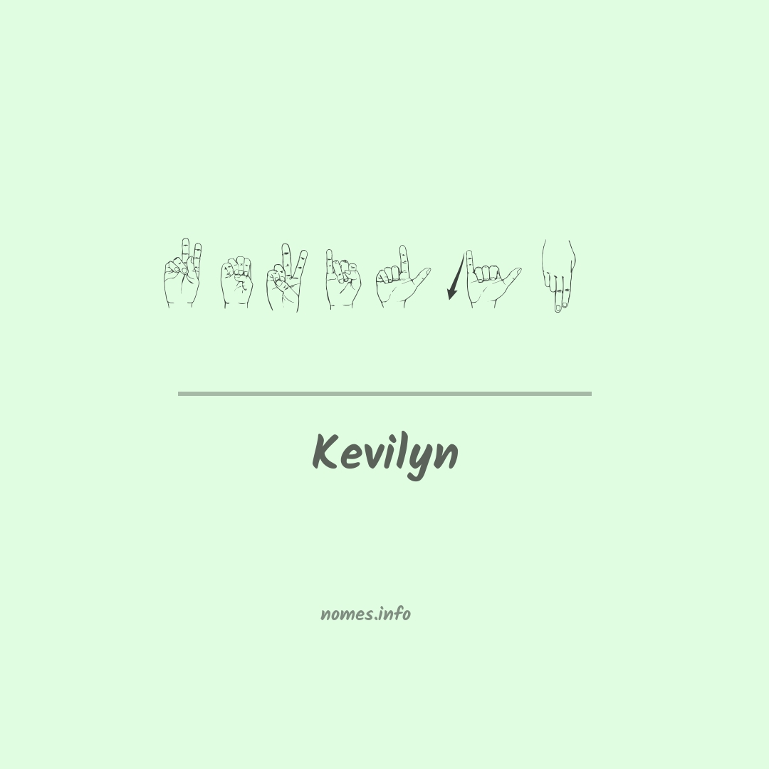 Kevilyn em Libras