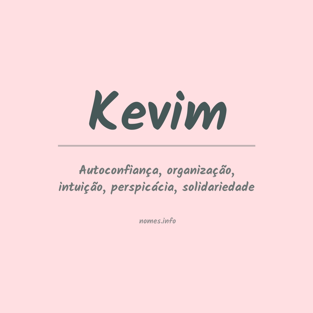 Significado do nome Kevim