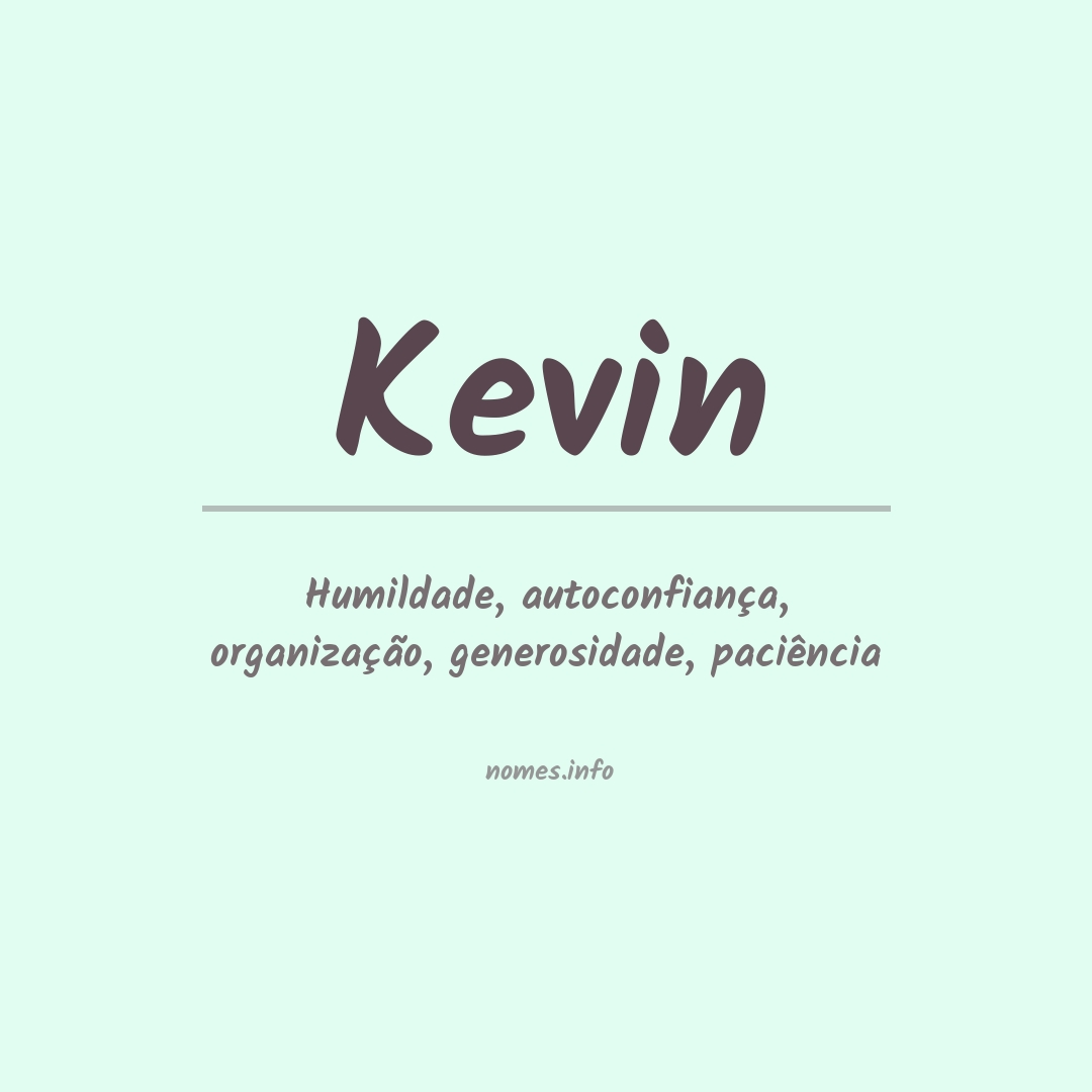 Significado do nome Kevin