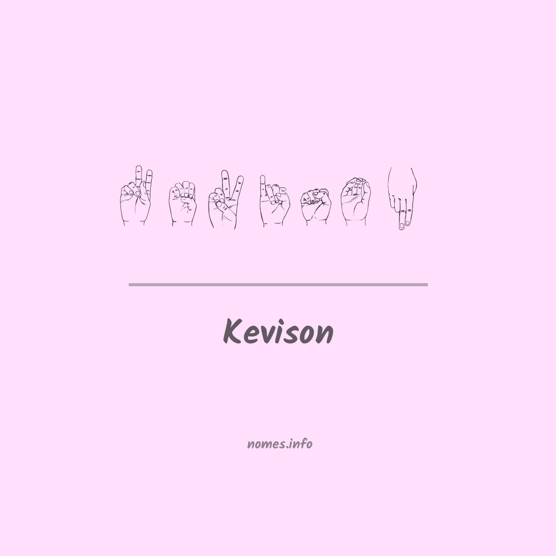 Kevison em Libras