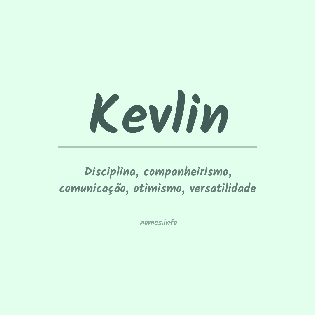 Significado do nome Kevlin