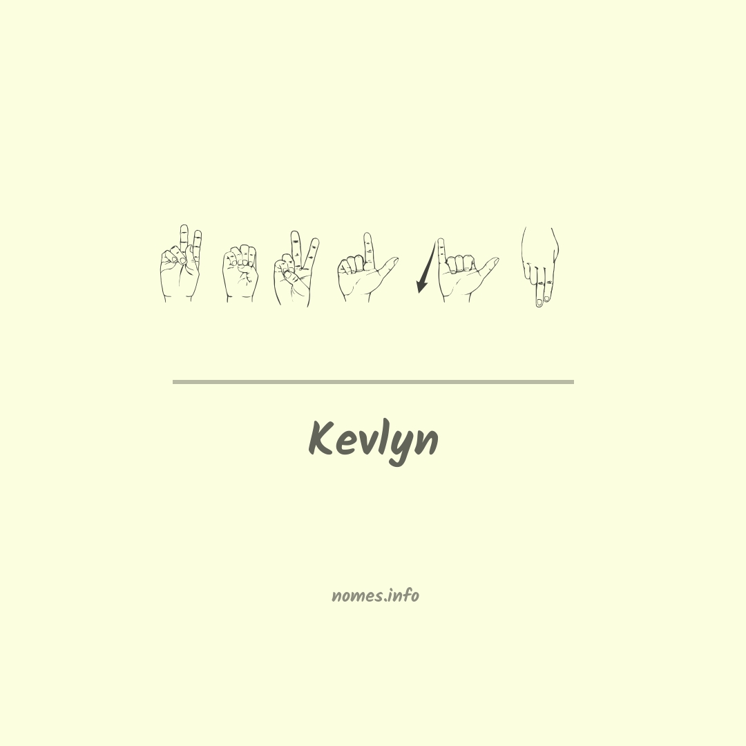Kevlyn em Libras