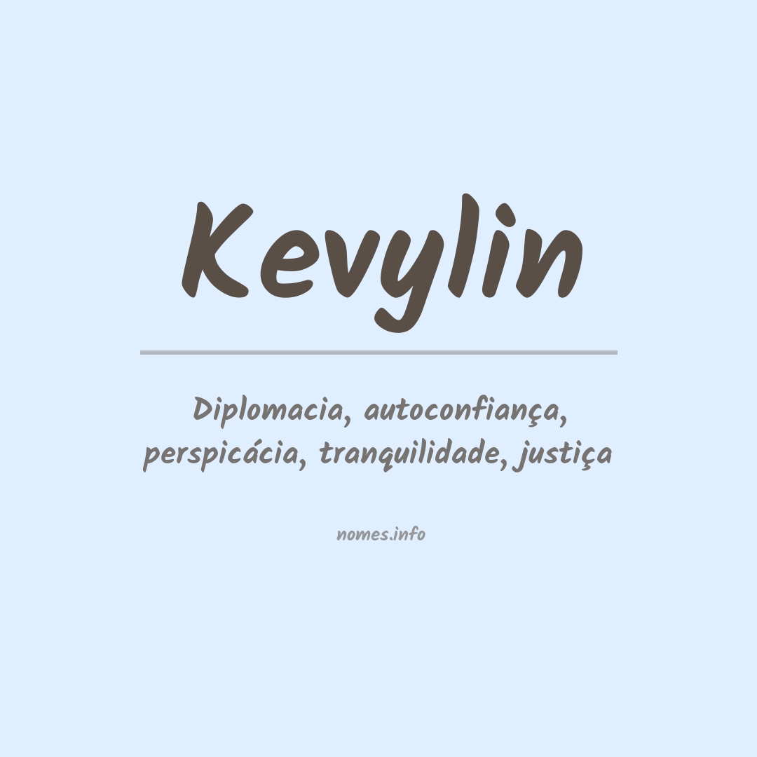 Significado do nome Kevylin