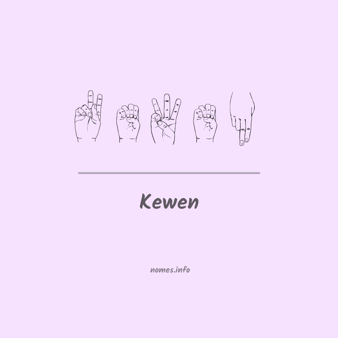 Kewen em Libras