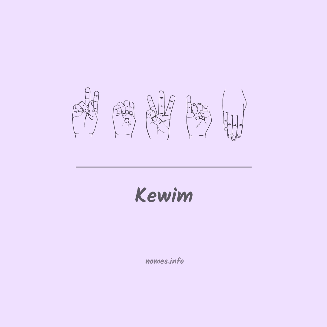 Kewim em Libras