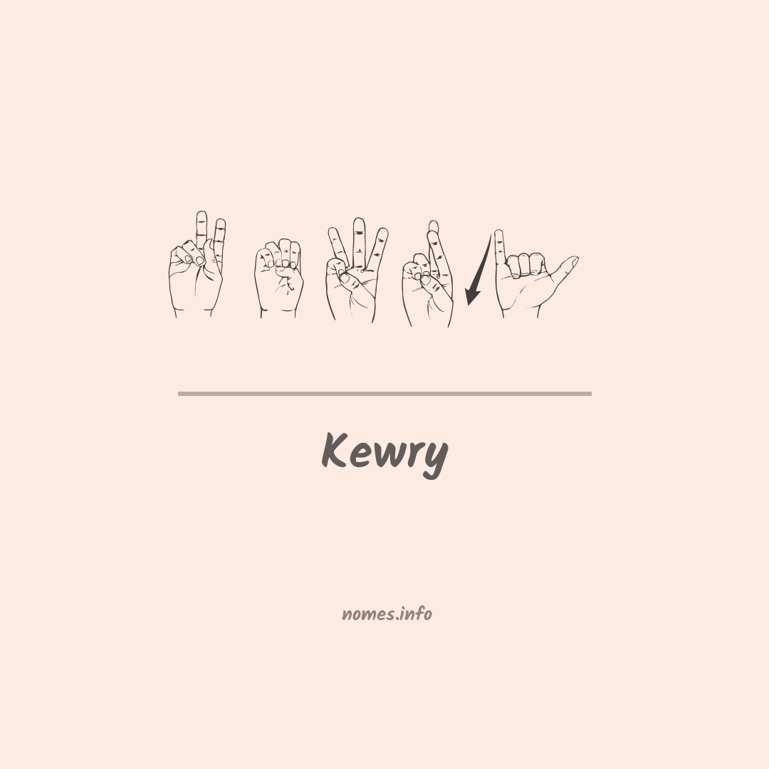 Kewry em Libras